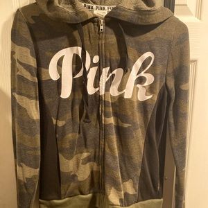 Victoria’s Secret pink perfect zip up size s